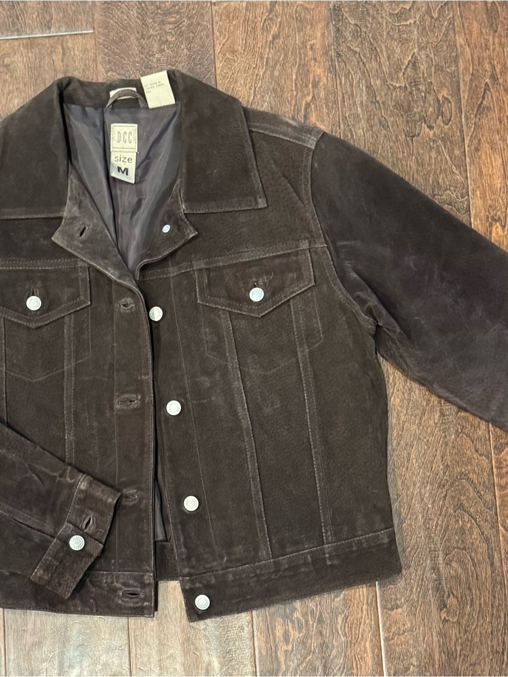 Vintage DCC Brown Genuine Leather Jacket
